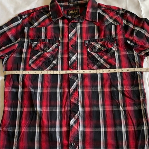 HELIX Athletic Fit Button-Up Sz L Long Sleeve​ - Picture 9 of 11